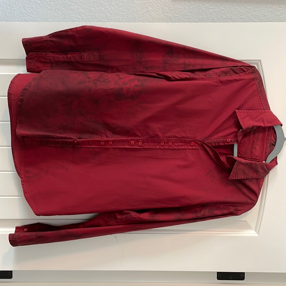 Long Sleeve Collared Shirt - Guess